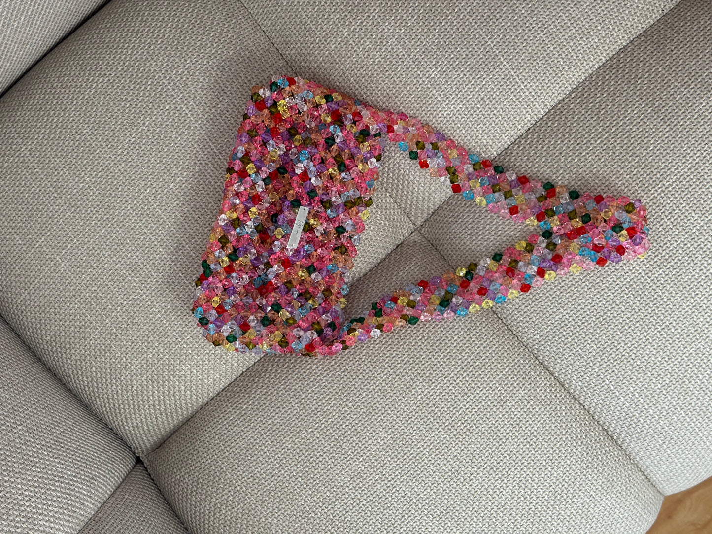 Luxury Beaded Bag ,,Caramella''
