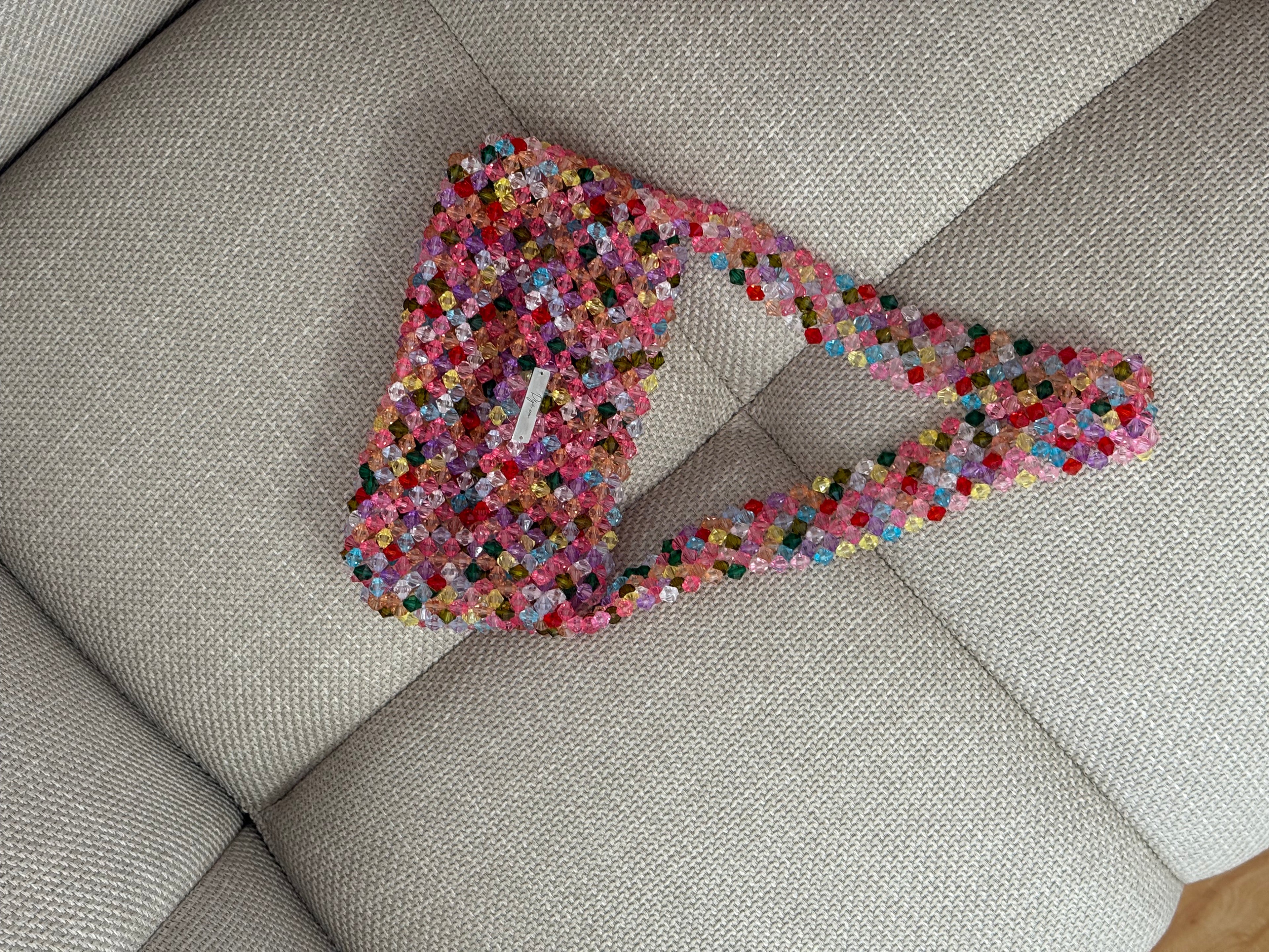 Luxury Beaded Bag ,,Caramella''