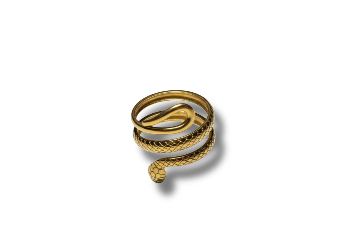 Gold ring "Snake"
