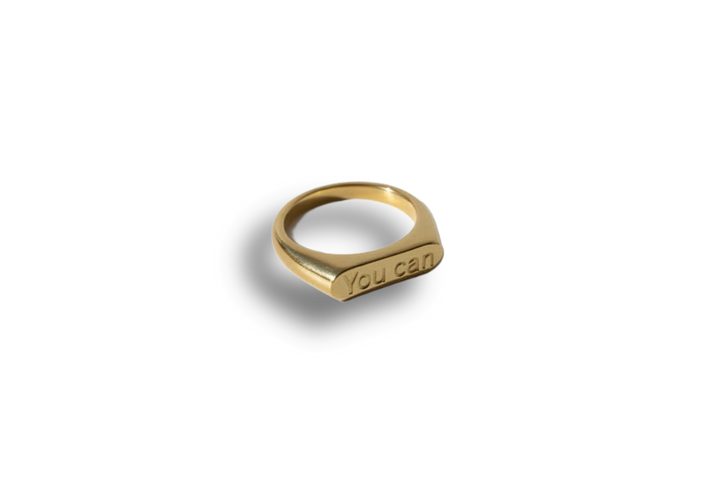 Złoty pierścionek ,,You Can''