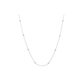 Silver chain with balls