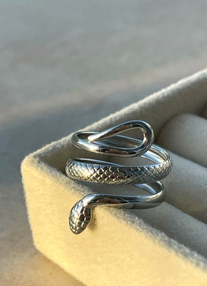 Srebrny pierścionek ,,Snake''