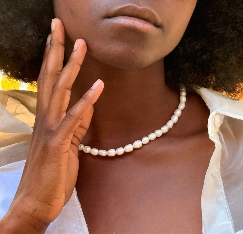 Naszyjnik z Naturalnych Pereł